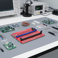 Outil de test et de réparation de la mémoire RAM DDR3 DDR4 2 en 1, analyseur de diagnostic de la carte mère de l'ordinateur de bureau, testeur de carte avec lumière LED
