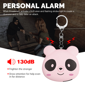 Dễ thương có thể sạc lại an toàn SOS khẩn cấp hoảng loạn báo động cá nhân Keychain cho Kid/trẻ em - Product Image 3