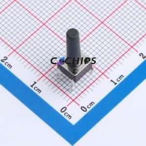 BX-TS-26-6616ZC Tactile Switch Through hole-4P,6x6mm Switch Single Pole Single Throw Round Button 2.6N Through Hole - Product Image 1