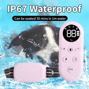 Chất Lượng Cao IP67 Không Thấm Nước Từ Xa Con Chó Đào Tạo Cổ Áo Nhựa Sốc Cổ Áo Với 300M Phạm Vi Pet <span class=keywords><strong>Tracker</strong></span> Con Chó Huấn Luyện Viên - Product Image 4