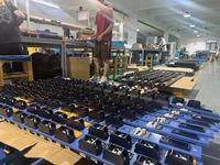 Multiprise de protection contre les surtensions PDU 1U 65 mm personnalisable pour montage en rack, 20 A, homologuée ETL, 10 prises murales pour usage industriel