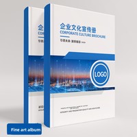 Impression offset sur papier cuivré, brochure publicitaire d'entreprise, catalogues, pages promotionnelles, pages pliables, brochure pour employés