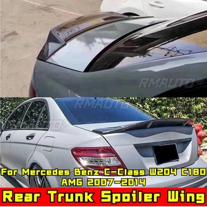 สปอยเลอร์หลังคาหลัง สำหรับรถยนต์เมอร์เซเดสเบนซ์ ซี-คลาส W204 C180 AMG ปี 2007-2014 ชุดแต่งสปอยเลอร์ฝากระโปรงท้าย อุปกรณ์ตกแต่งรถยนต์ - Product Image 4