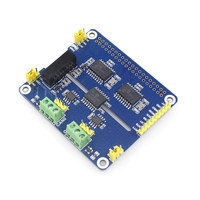 Carte d'extension CAN bus double canal Raspberry Pi 4B de 4e génération avec module SPI de communication CAN isolé STM32