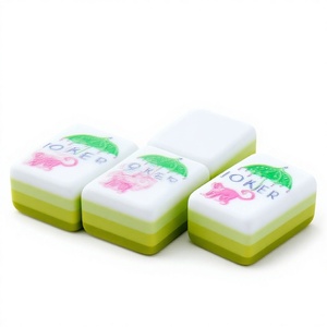 Juego de Mahjong Americano Profesional, 166 Fichas Grandes, 4 Soportes, Empujadores, Estuche de Lujo, Mahjong Tradicional Occidental para Clubes <span class=keywords><strong>Sociales</strong></span> - Product Image 4