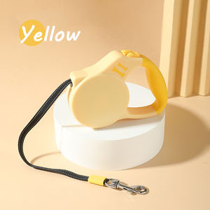 Großhandel anpassbare 3m reflektierende solide Nylon Haustier Leine drahtlose automatische einziehbare mit Niet Dekoration - Product Image 6