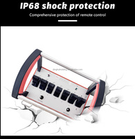 En Stock Frein Complet Modèle Intégré Télécommande Proportionnelle Sans Fil Longue Distance 500 Mètres 7 Fonctions