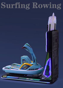Simulateur de conduite d'arcade 3D à pièces, machine de course de surf et d'aviron, machine de <span class=keywords><strong>jeux</strong></span> de course pour enfants - Product Image 6