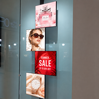 Cadre en tissu SEG ultra fin, profil en aluminium de 17 mm, profilé en aluminium 6063 T5, cadre d'affiche publicitaire mural, taille personnalisée, vente en gros