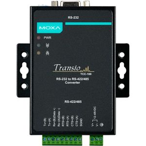 Módulo de Conversión de Señales Industriales Moxa TCC-100I-T Serie Transio, Convertidor de RS-232 a RS-422/485 con Montaje en Riel DIN - Product Image 2