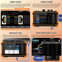 Rsrteng OTDR Probador de Fibra Óptica RSO-31 1310/1550nm 26/24dB, Auto OTDR, OPM, LS, VFL, Mapa de Eventos, Probador de Cables, Herramienta de Prueba de Red