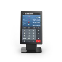 Fabricant 21.5 "Kiosque de requête tactile d'affichage de la publicité LCD interactif de bureau Kiosque d'information de comptoir
