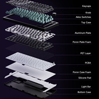 Clavier de jeu mécanique 5075 V3 HE, gamme complète, taux de polling de 8 000 Hz, hot-swap pour clavier TMR, clavier mécanique OEM
