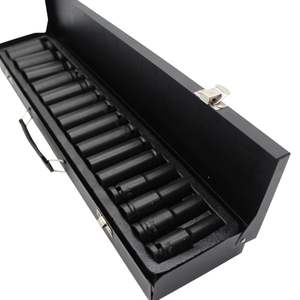 CLATOOL alta calidad 15 piezas 1/2 "Cr-Mo <span class=keywords><strong>Dr</strong></span>. Deep Impact Socket Set juego de herramientas de mano Kits para reparación de automóviles herramientas duraderas - Product Image 3