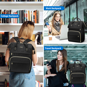 2025 LOVEVOOK Large Capacity USB Enabled Waterproof 13-17 in Laptop <strong>Backpacks</strong> <strong>Secure</strong> Business Work Travel School Bags for Women - Product Image 6