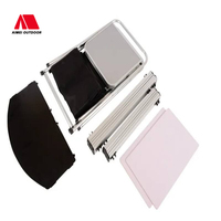 Nouvelle station de cuisson portable en aluminium avec sac de rangement pliable pour le camping, table de cuisson mobile pour l'extérieur