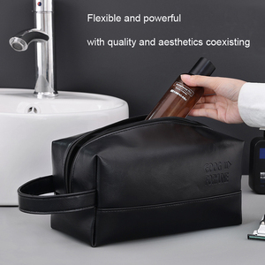 Bolsa de aseo portátil de gran capacidad, de alta gama, impermeable, de PU, para viajes y almacenamiento de cosméticos. - Product Image 3