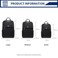 Sac à dos imperméable et Durable pour femmes, sac à dos pour ordinateur portable de voyage avec Logo