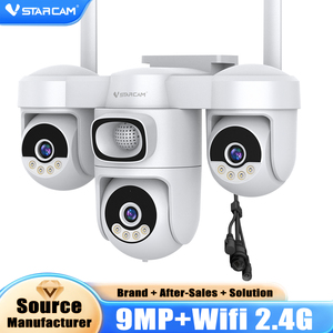 Telecamera di Sicurezza WIFI 9MP HD a Tre Obiettivi Vstarcam CS623SR O-KAM Pro con Tracciamento AI del Movimento, Telecamera PTZ CCTV per Esterni, Vendita all'Ingrosso - Product Image 1