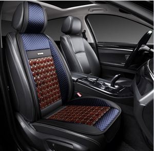 Coussin de siège de voiture en cuir et perles de bois pour Audi A4/Q3, compatible airbag, style sport, couleurs personnalisables, universel - Product Image 5