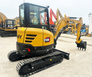 Mini-excavatrice sur chenilles Sany 35U d'occasion, 3,5 tonnes, avec accessoire de démolition à grappin - Product Image 3