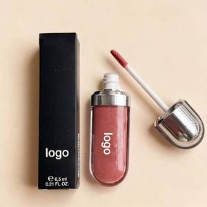 Baume à lèvres transparent brillant avec logo personnalisé, <span class=keywords><strong>gloss</strong></span> à lèvres 3D, couleur de lèvres, hydratant et nourrissant, atténue les ridules, rouge à lèvres brillant quotidien - Product Image 1