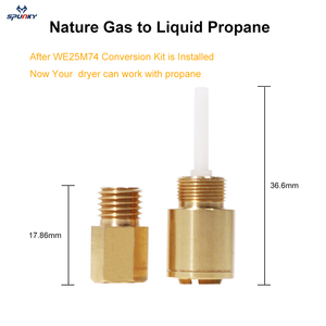 Kit de conversion du gaz naturel au GPL WE25M74, compatible avec les sèche-linge GE ou Kenmore tels que 26715321, 36371542, GTUN275GM0WW - Product Image 5