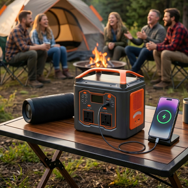Professional LiFePO4 Camping Power Station 300W 500W Portable Power Station for Solar Power Energy System