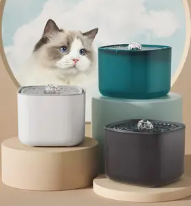 Dispensador de agua para gatos, fuente de agua para mascotas con filtrado automático de agua viva, fuente de agua para perros de gran capacidad al por mayor