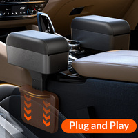 Anjuny Premium Extender Konsole Aufbewahrung koffer Luxus Auto Armlehne Aufbewahrung sbox Ellbogen Entspannung für langes Fahren