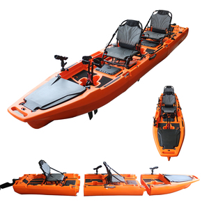 <span class=keywords><strong>Kayak</strong></span> Modular Tándem de 14 Pies de HDPE <span class=keywords><strong>con</strong></span> Pedales y <span class=keywords><strong>Motor</strong></span> Eléctrico, Venta al Por Mayor, Fabricante OEM, para Pesca - Product Image 1