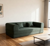 Anpassbares Großhandels-Cord-Modulsofa, Vakuumkomprimiertes Schlafsofa für Kinderzimmer, Wohnzimmer, Party, klappbares Sofa