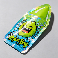Sachets refermables personnalisés imprimés, résistants à l'humidité, avec fermeture éclair, doublés de feuille d'aluminium MYLAR, pour emballage alimentaire, aliments pour animaux de compagnie, chewing-gum