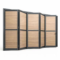 Porte de ventilation coulissante électrique en aluminium avec fonction coupe-vent, occultation totale à 100 %, design moderne et durable pour fenêtres en oriel