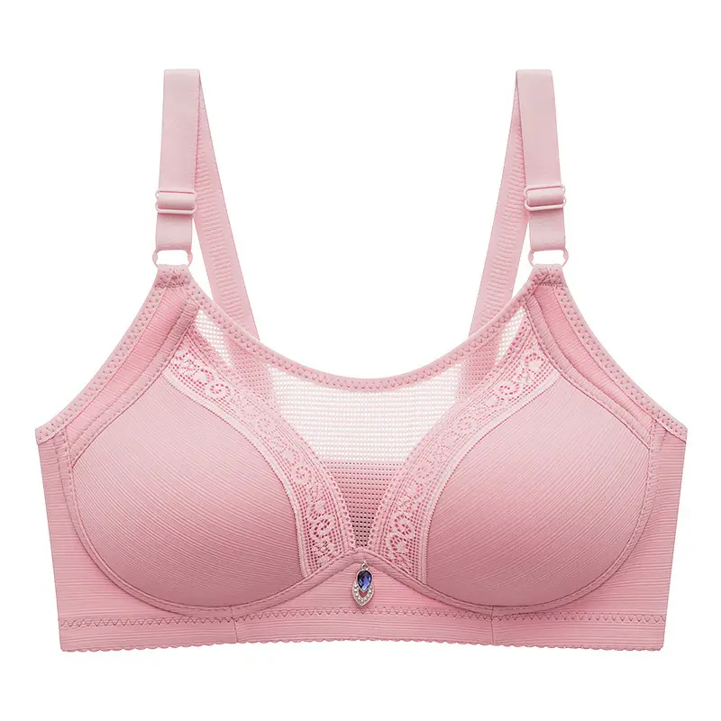 Lace Push-Up Bra Cover Without Underwire Breathable Plus Size Costume Women Underwear