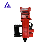 Martillo Vibratorio Hidráulico para Excavadora de 10-15 Toneladas, con Agarre Lateral para Mini Excavadora