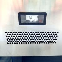 Vitrine d'affichage de réchauffeur d'aliments chauds de livraison rapide électrique de haute qualité verre et bois en acier inoxydable