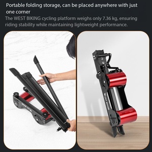 <span class=keywords><strong>Rodillo</strong></span> de Entrenamiento Magnético Silencioso con Diseño de Reducción de Ruido, Soporte Plegable <span class=keywords><strong>para</strong></span> Ciclismo en Interiores <span class=keywords><strong>para</strong></span> Entrenamiento en Todo Tipo de Clima - Product Image 3