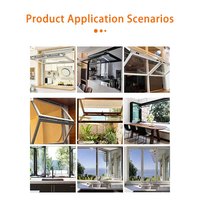 Ventanas de Vidrio Templado de Estilo Personalizado NFRC AS2047 Certificadas para Ventanas de Parques Industriales, Ventanas Plegables de Aluminio