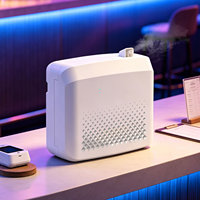 Diffuseur d'arômes intelligent à commande Bluetooth, nouveau design, 800 ml, huiles essentielles, diffuseur de parfum pour hôtel