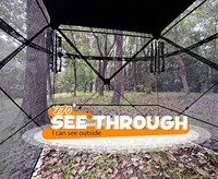 Tente de chasse camouflage pop-up 270 degrés pour 2/3/4 personnes avec sac de transport