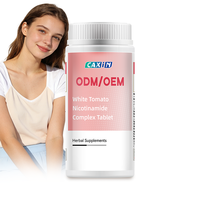 Complément alimentaire pour la peau à base de plantes, comprimés de complexe de nicotinamide de tomate blanche de haute qualité, ODM OEM Marque privée