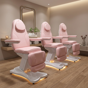 Fauteuil de podologie électrique à 3 moteurs, table de massage, lit de beauté pour soins esthétiques, tatouage et spa facial - Product Image 1