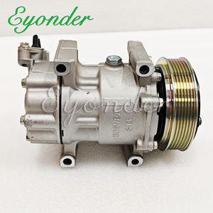 Compresseur AC pour CITROEN C3 XSARA <span class=keywords><strong>FIAT</strong></span> <span class=keywords><strong>SEICENTO</strong></span> PEUGEOT 206 307 6453FR 6453JL 6453KS 6453LF 6453LG 6453JP 6453LH 9684480180 - Product Image 5