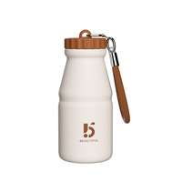 Thermos de voyage miniature portable en acier inoxydable 316, gobelet à eau élégant, gobelet de poche compact pour le bureau et l'extérieur