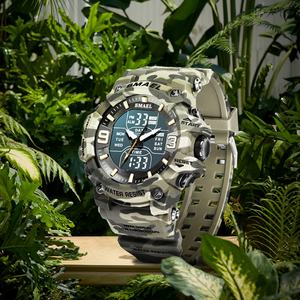 Montres numériques pour hommes SMAEL 8049MC, montre camouflage étanche, Relojes De Hombre, montre de sport - Product Image 1