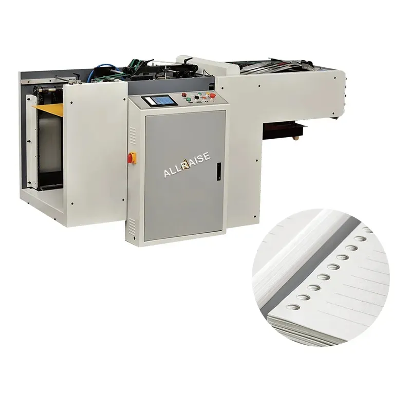 Otomatik dizüstü broşür kağıt takvim delme makinesi kağıt delme delik delme makinesi