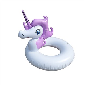 <b>Inflatable</b> Unicorn Swimming Ring 80cm PVC Child Novelty Float Water Toy - Product Image 3