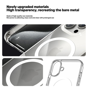 Nhà Máy Bán Hàng Trực Tiếp Trong Suốt Chống-Phai Người Giám Hộ Điện Thoại Di Động Trường Hợp Đối Với iPhone 16 Drop Resistant Lâu Dài Mỏng Snug Thiết Kế - Product Image 5