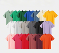 T-shirts de luxe basiques à col rond pour femmes et hommes, grande taille, en coton de haute qualité